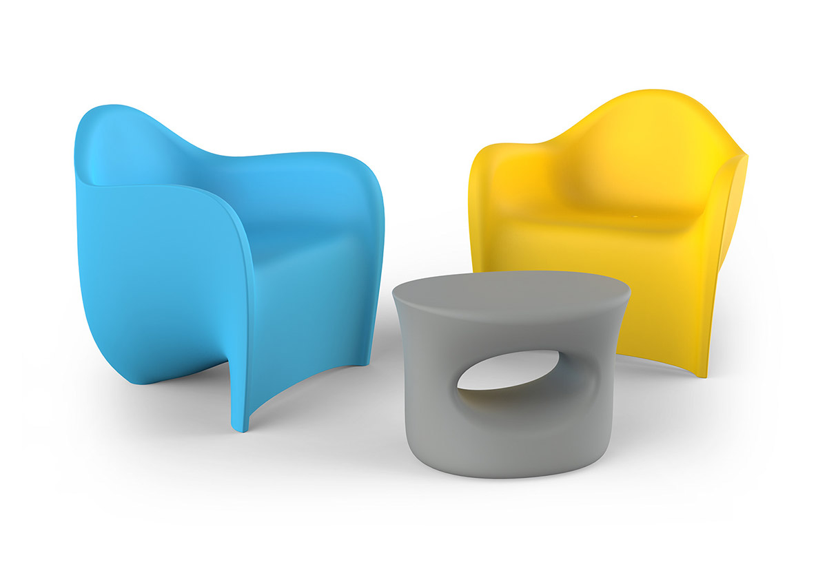 furniture，modern，Tenjam，Coastal plastics (RCP)，environment protection，