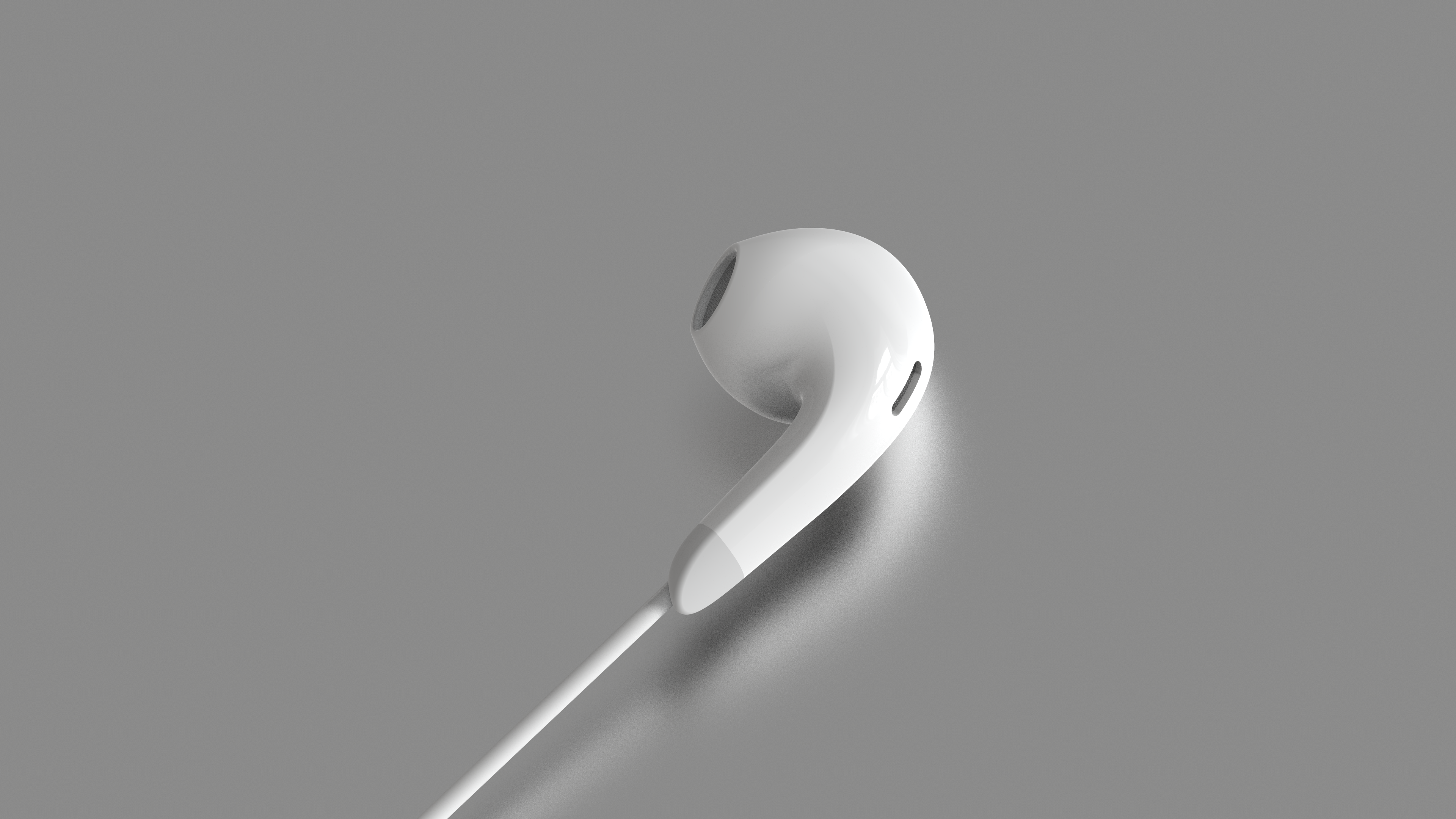 Wired headphones, plastic headphones, semi-in-ear，