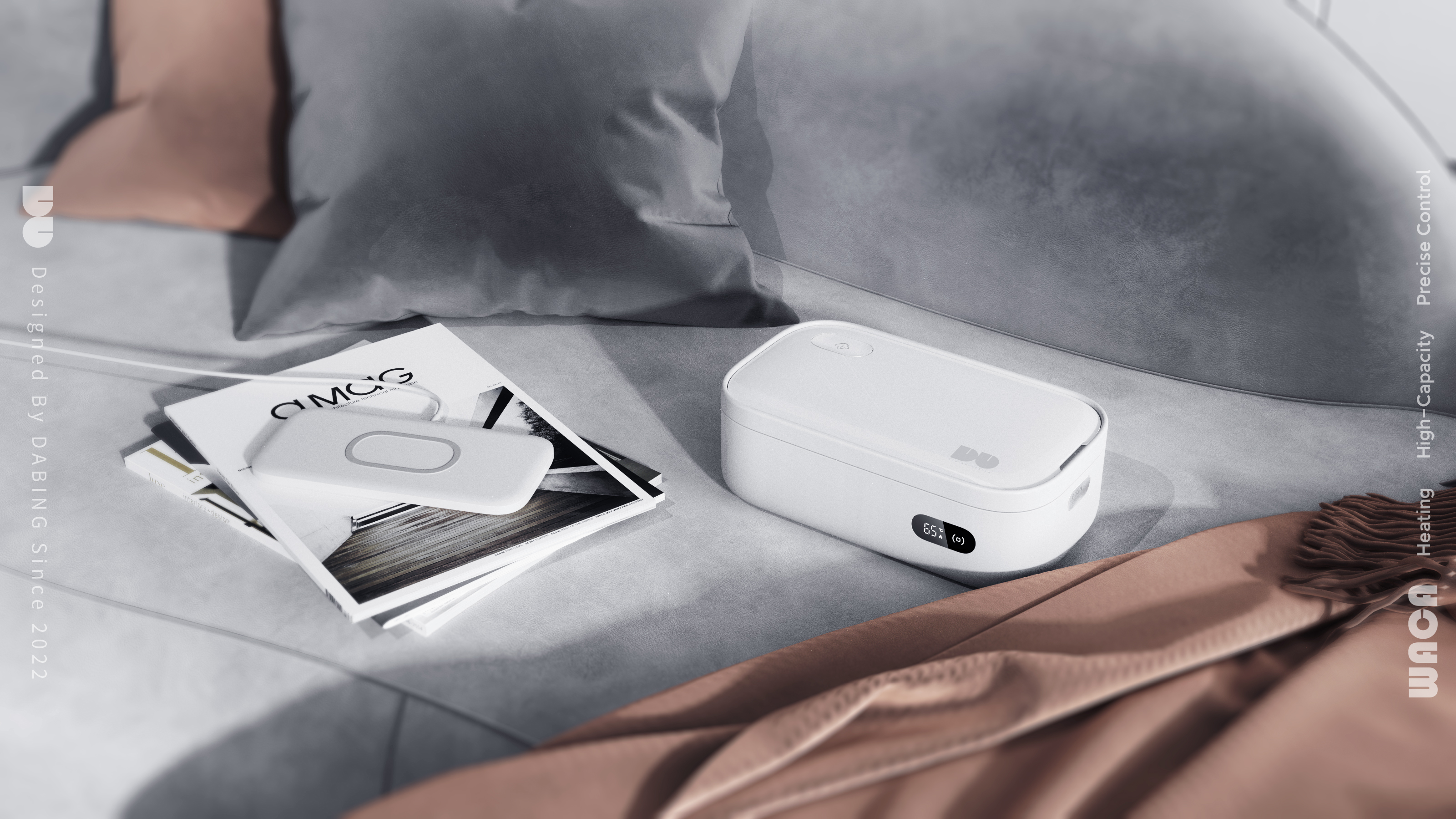 DB design，Intelligent lunch box，heating，Kitchen electricity，Simple design，industrial design，Heated lunch box，