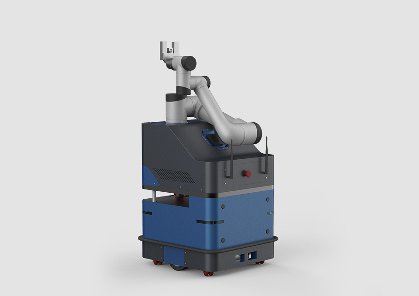 intelligence，On-Site Inspection，Grab，monitor，Mechanical arm，workshop，location，radar，