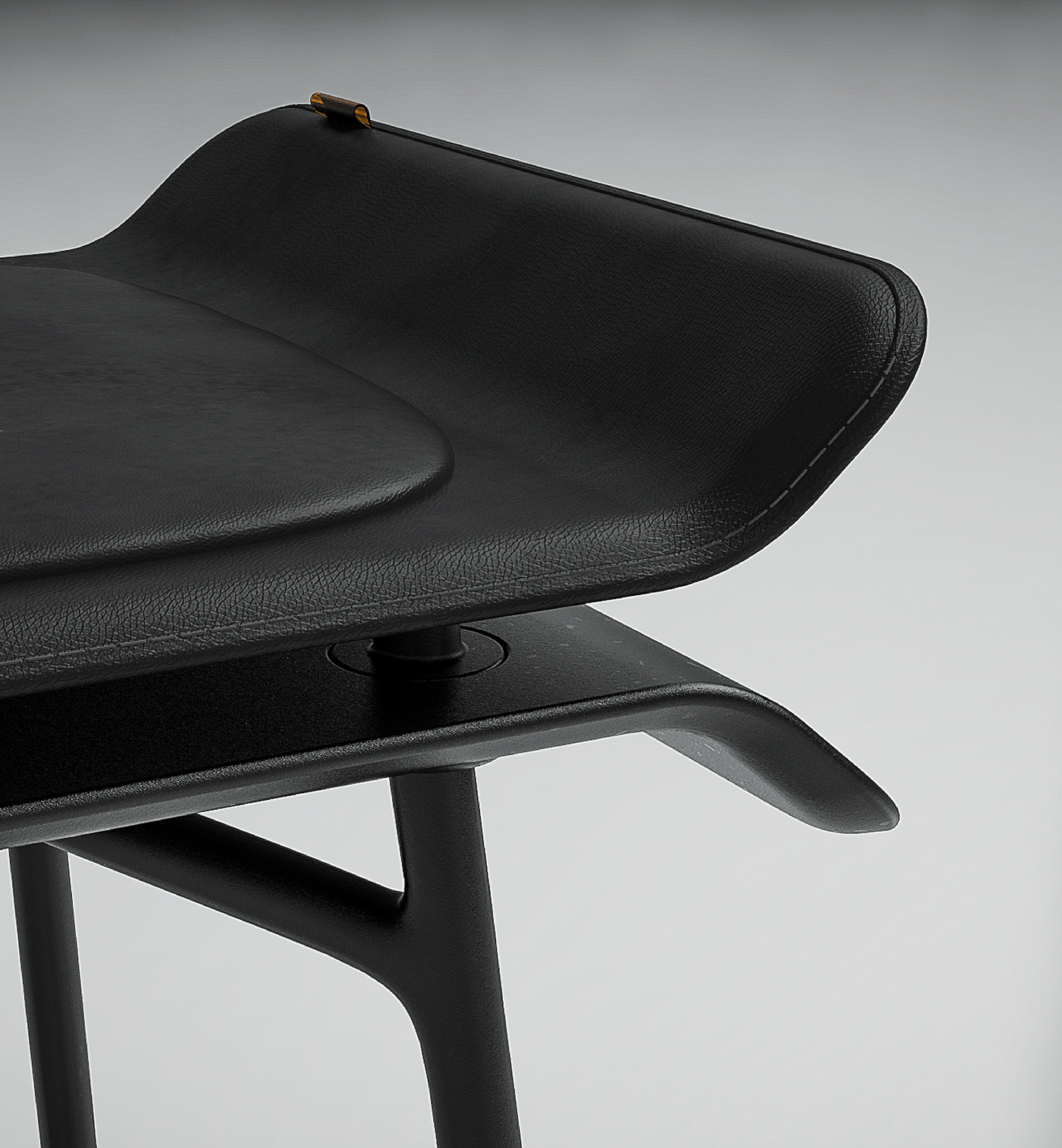 工业设计，黑色，椅子，