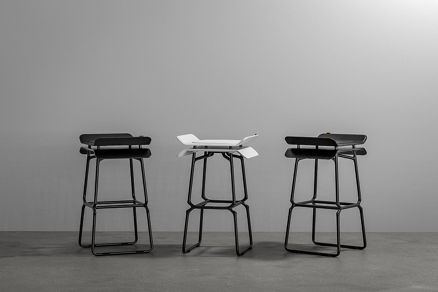 industrial design，black，chair，