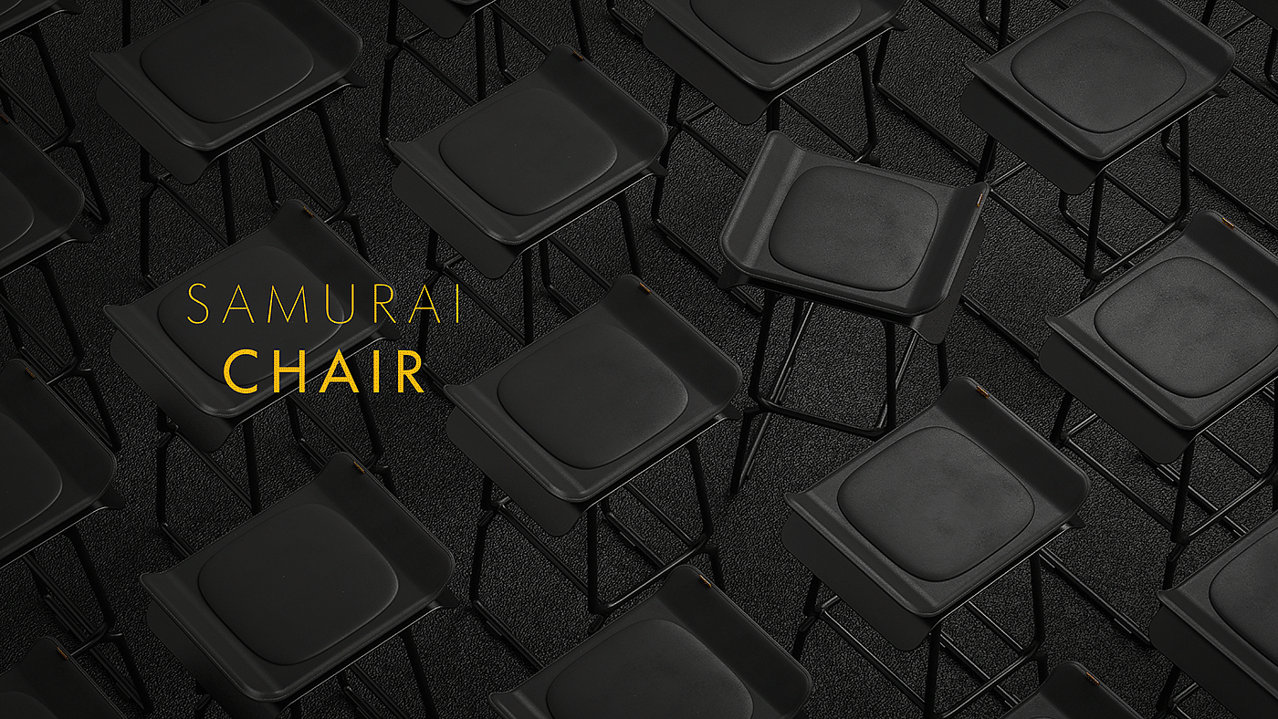 industrial design，black，chair，
