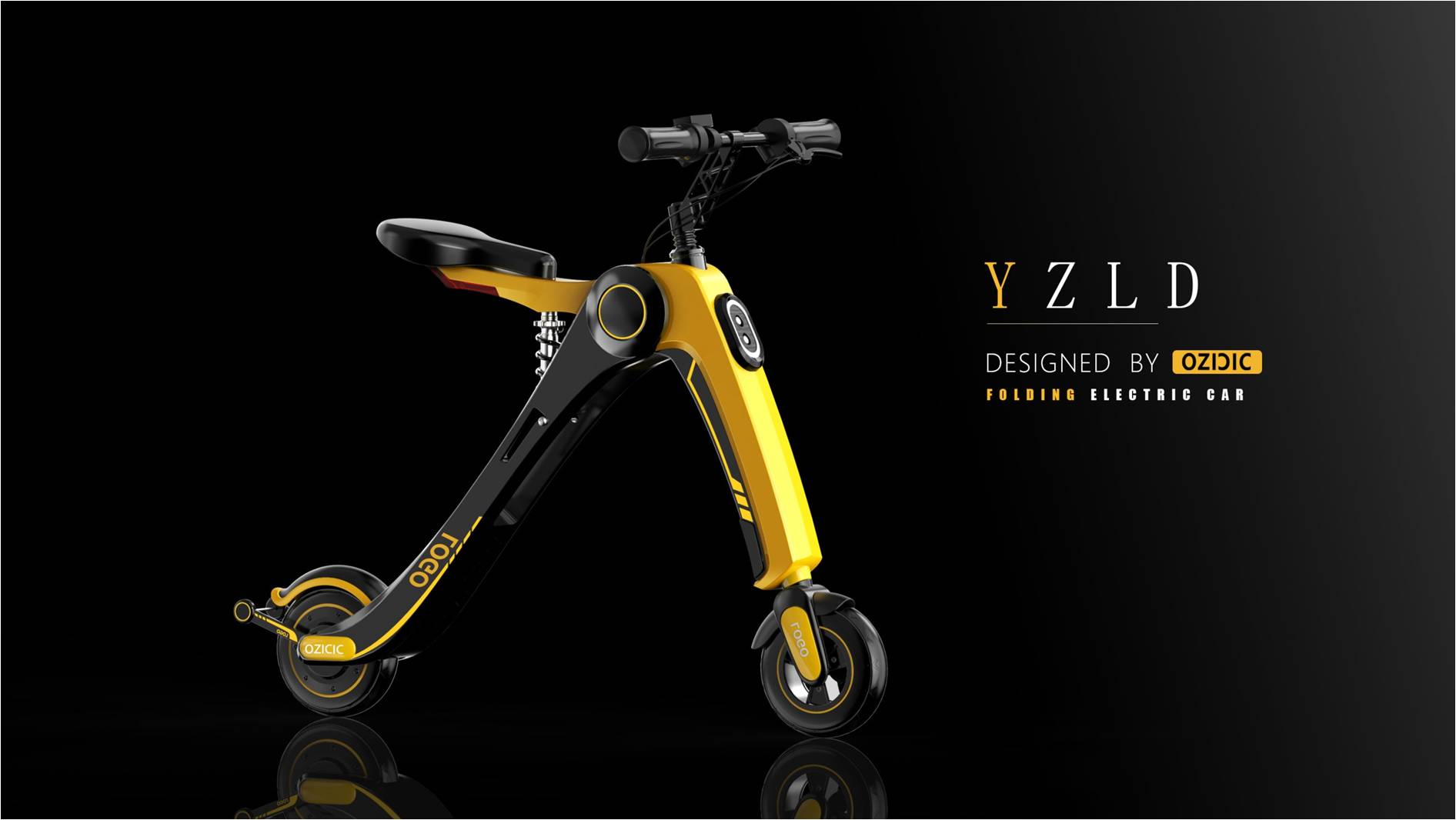 Folding electric vehicle，Appearance design，Structural design，Two wheeled electric vehicle，