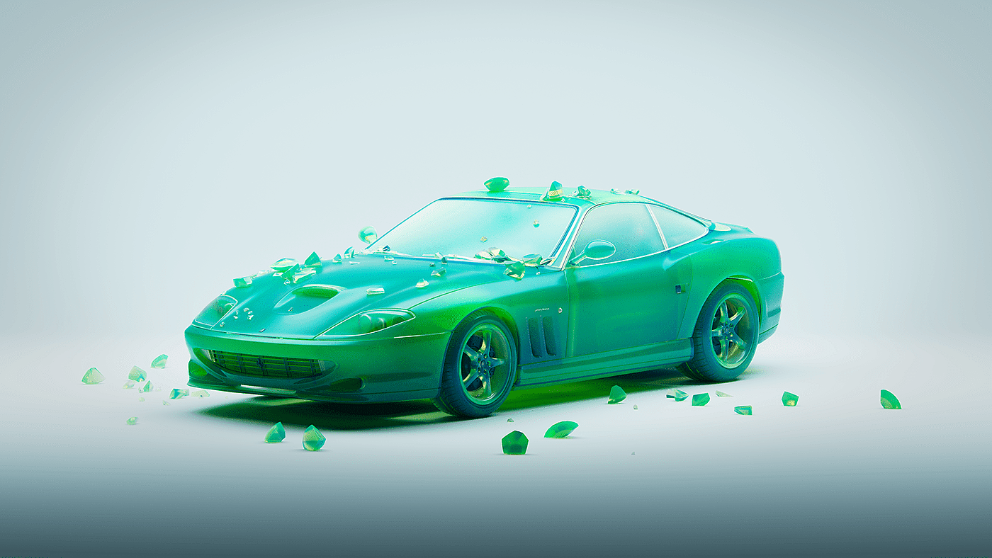 Candy Cars，糖果车，cgi，