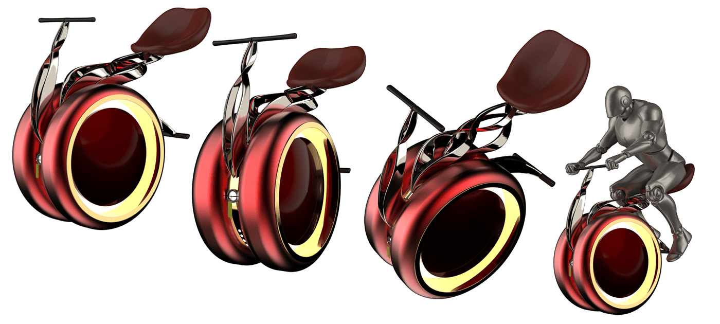 wheelbarrow，bike，conceptual design，inspiration，Render，