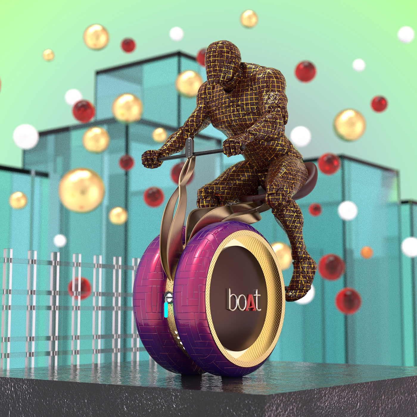 wheelbarrow，bike，conceptual design，inspiration，Render，