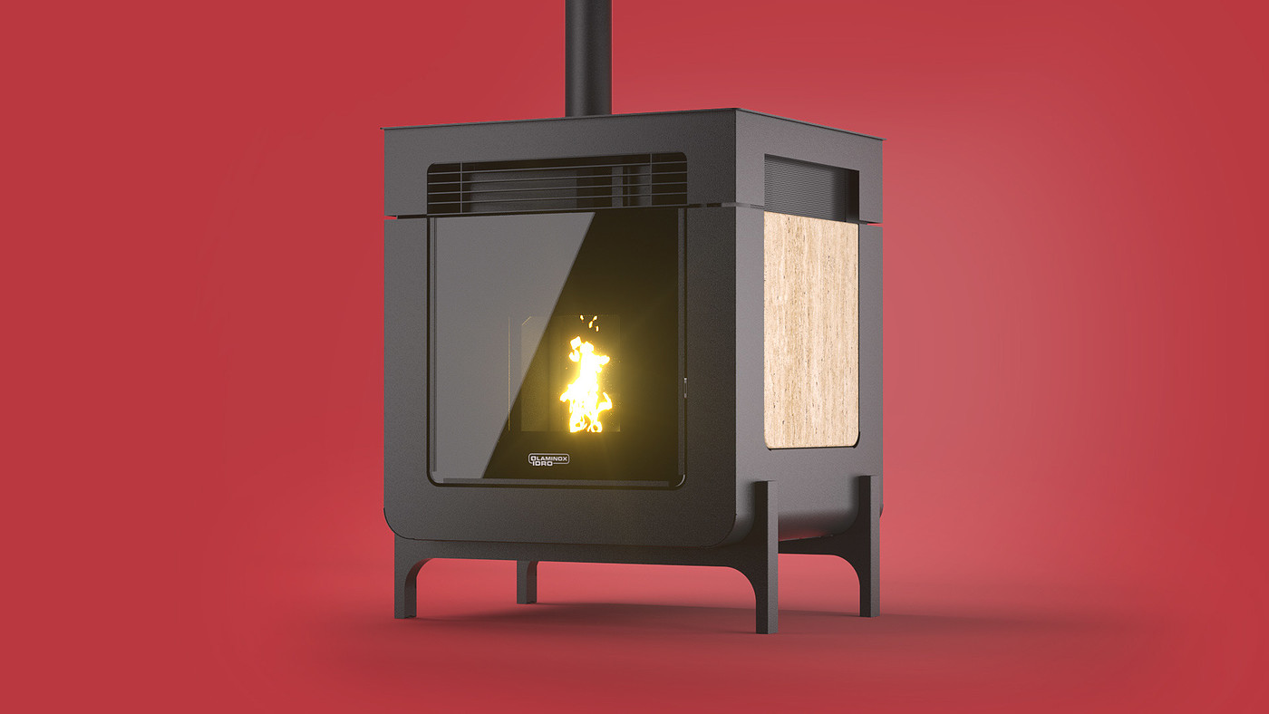 Raul Froll à，Dafne，New compact pellet furnace，Personalized design，