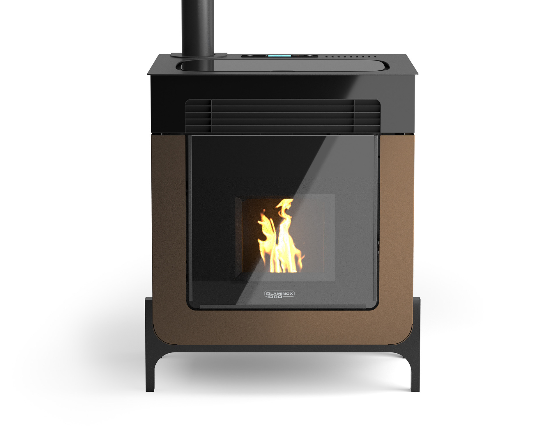Raul Froll à，Dafne，New compact pellet furnace，Personalized design，