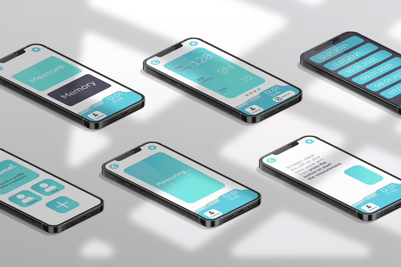 Sergen Çağlayan，Blood pressure monitor and thermometer，Pure，product design，