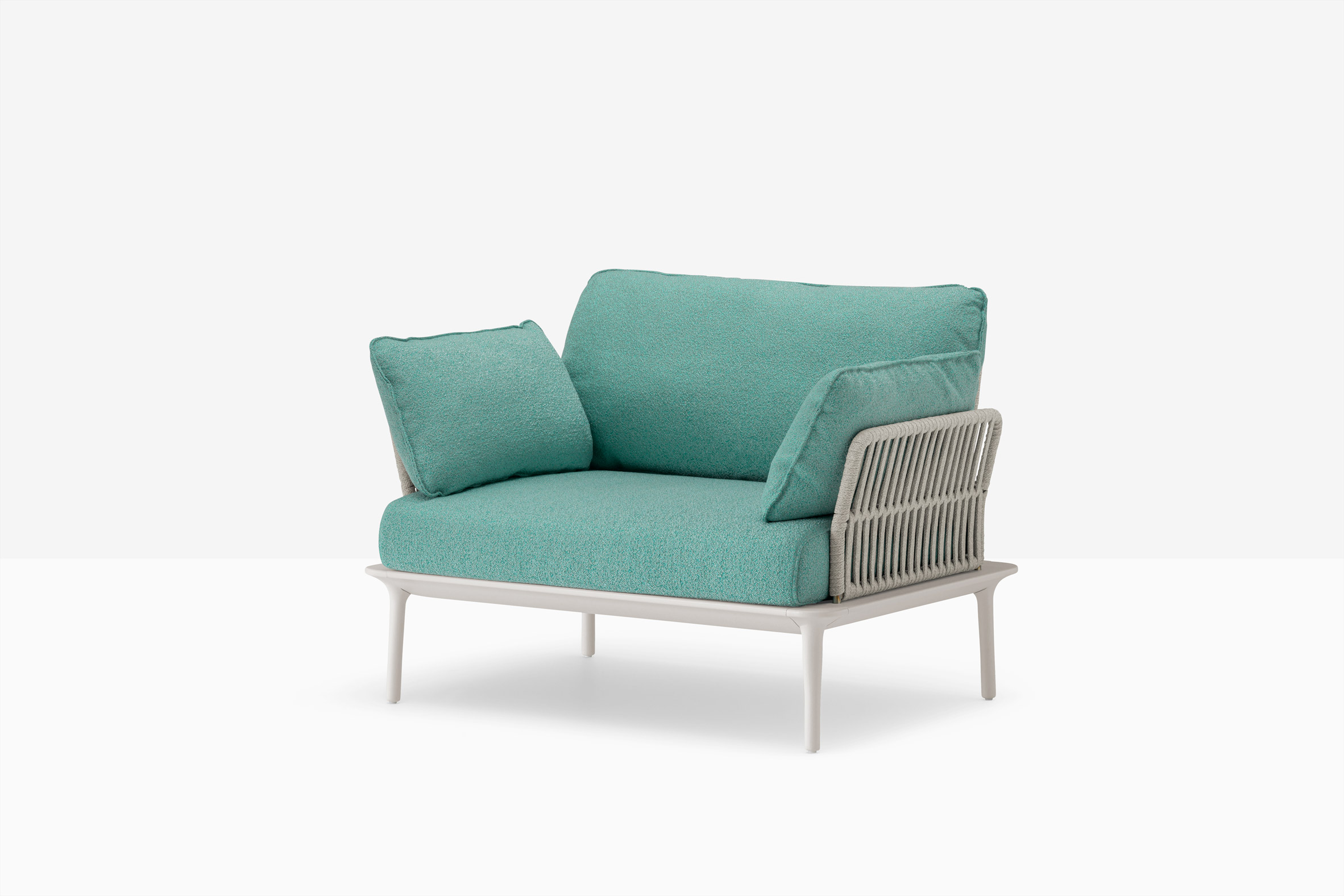 Outdoor seat series，Reva Twist，Pedral，Weather resistance，aluminum frame ，Detachable design，