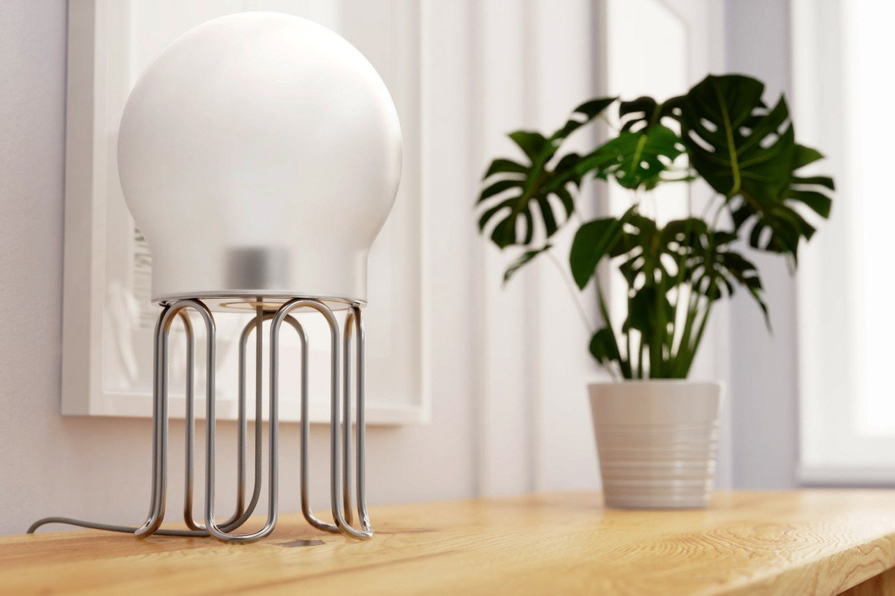 Jelly Lamp，Desktop lighting design，Bionics Design ，