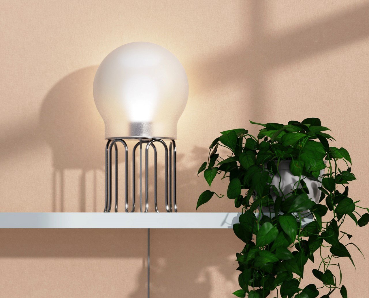 Jelly Lamp，Desktop lighting design，Bionics Design ，