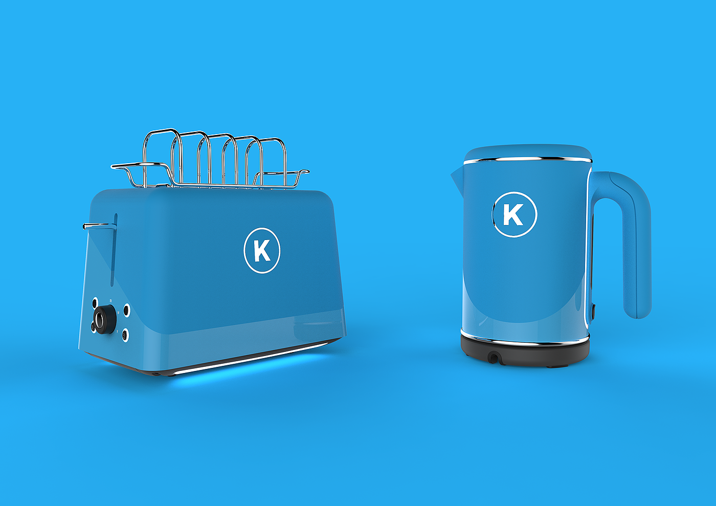 industrial design，product design，Bread machine，Breakfast set，