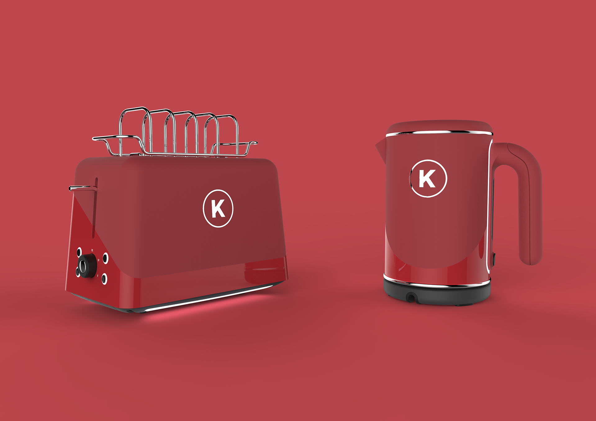 industrial design，product design，Bread machine，Breakfast set，