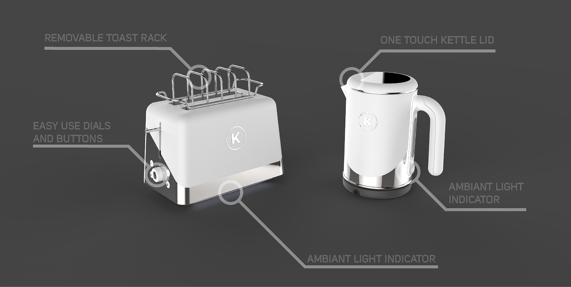 industrial design，product design，Bread machine，Breakfast set，