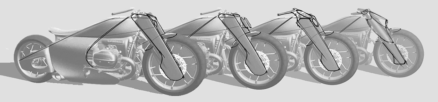 product design，Cruiser，Futurist，Motorcycle design，
