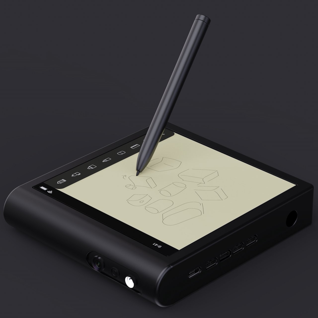 conceptual design，note，Projector，Memojector，Electronic Notes，