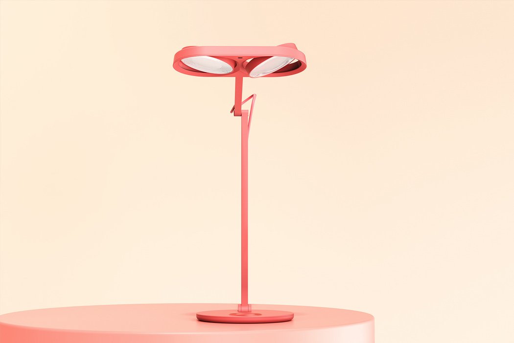 Desk lamp，lighting，Zheng Wenjie，Double-head smart lamp，