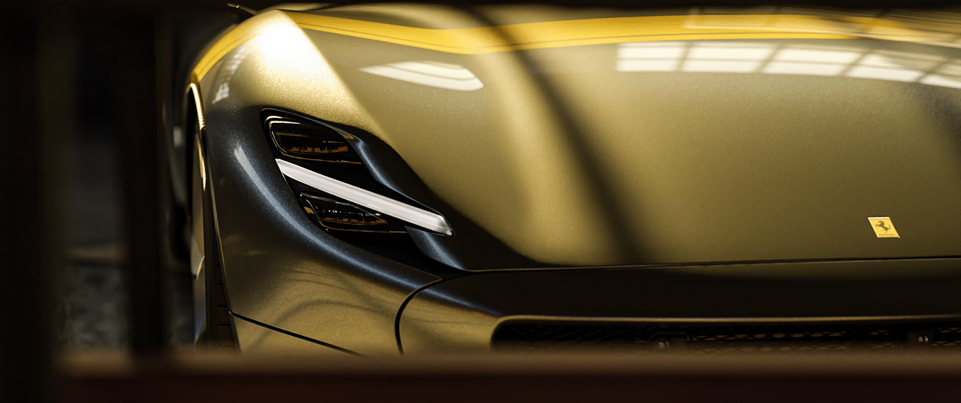 Ferrari，3d，cgi，automobile，