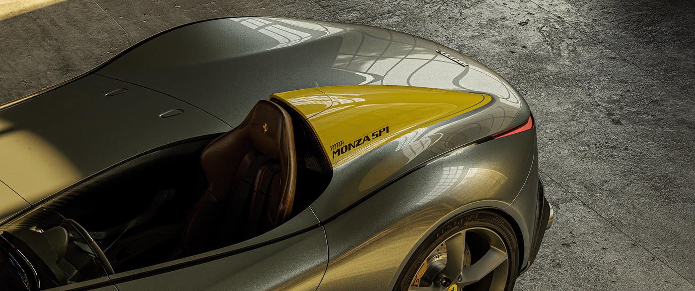 Ferrari，3d，cgi，automobile，