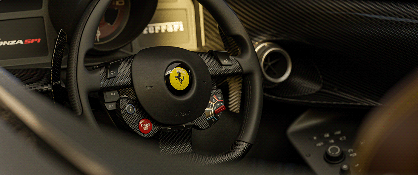 Ferrari，3d，cgi，automobile，