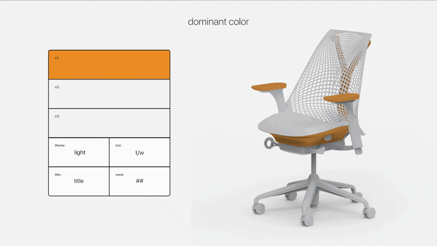 application program，ai，chair，CMF design，design tool ，product design，chair，Sayl chair，