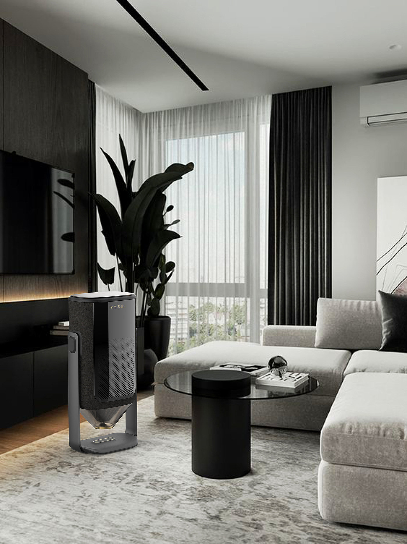 3d，industrial design，Design，Render，render，Vacuum cleaner，air cleaner，trash can，
