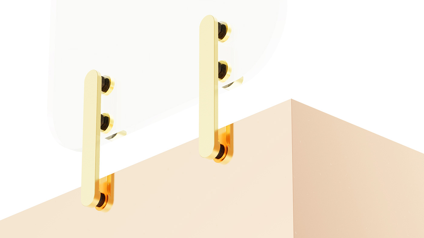 Glass，Bracket，aluminium alloy，