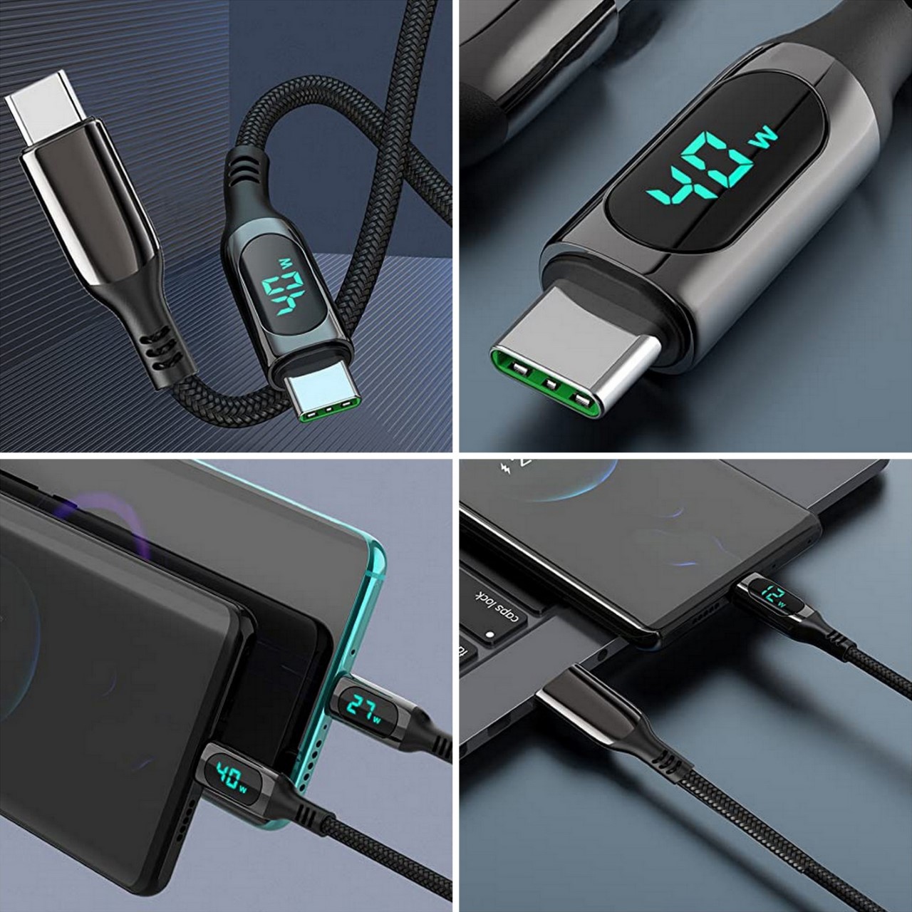 USB-C，Cable，intelligence，LED display，tool，