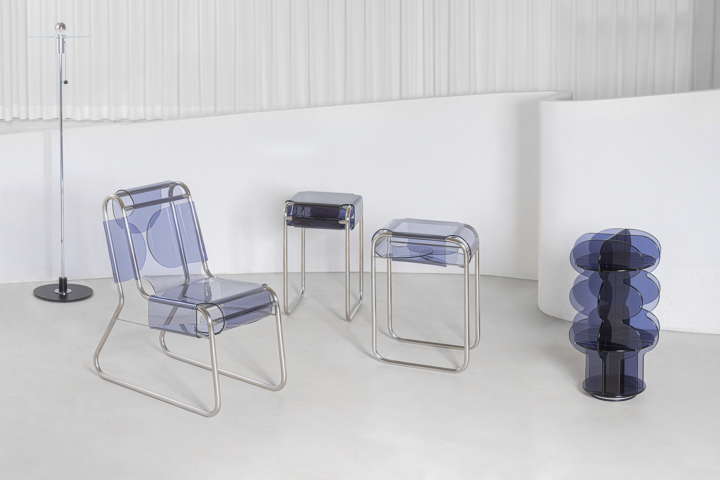 chair，fold，Acrylic，