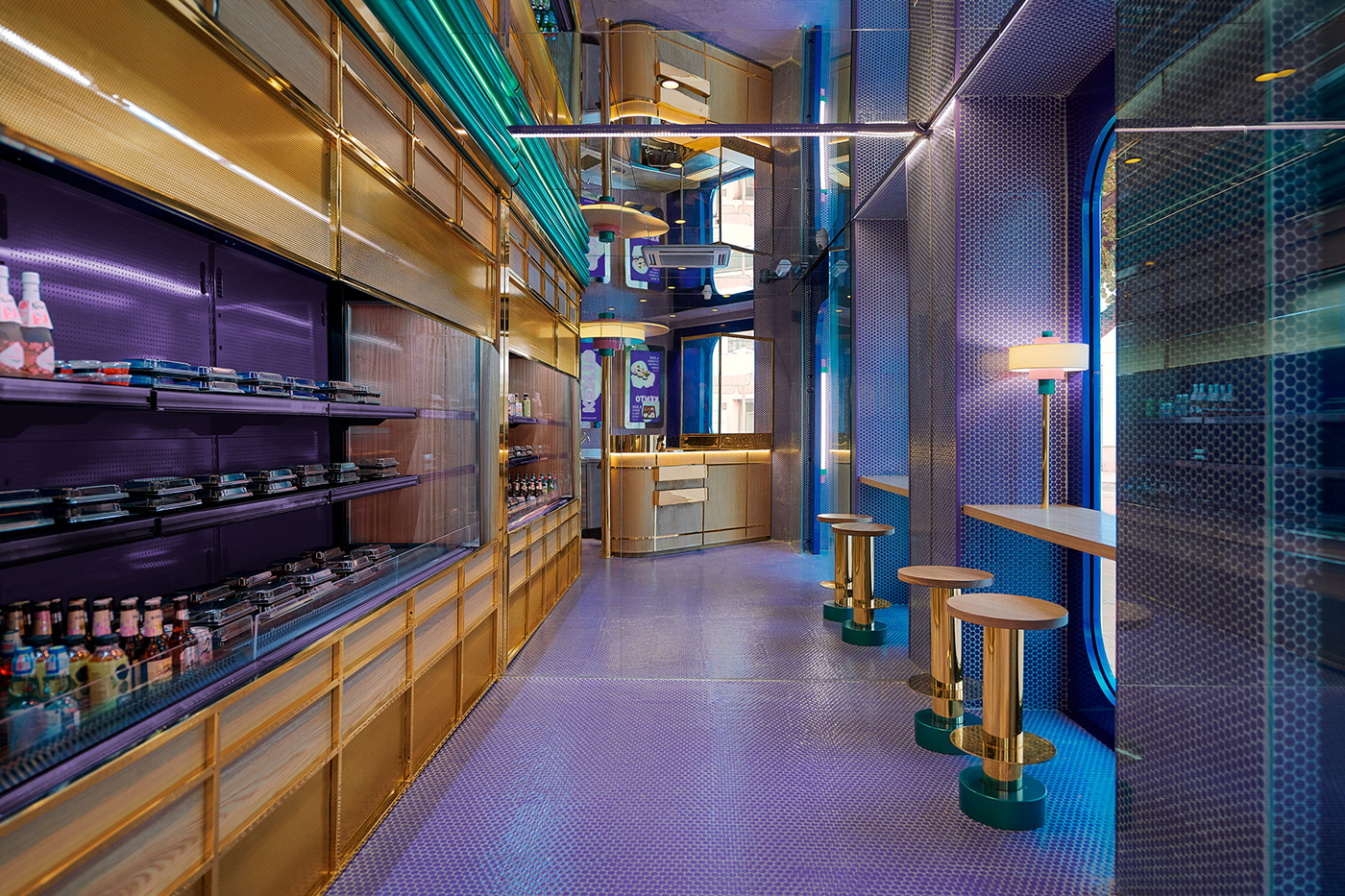 Interior decoration，Interior design，sushi bar，