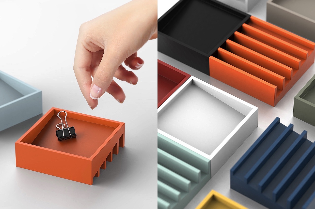 arrangement，to work in an office，slot ，Desktop storage，