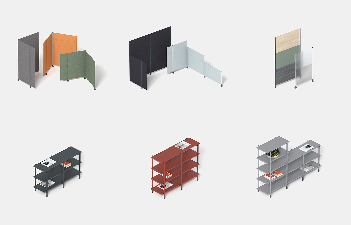Office furniture ，FLEXOFFICE，product design，industrial design，