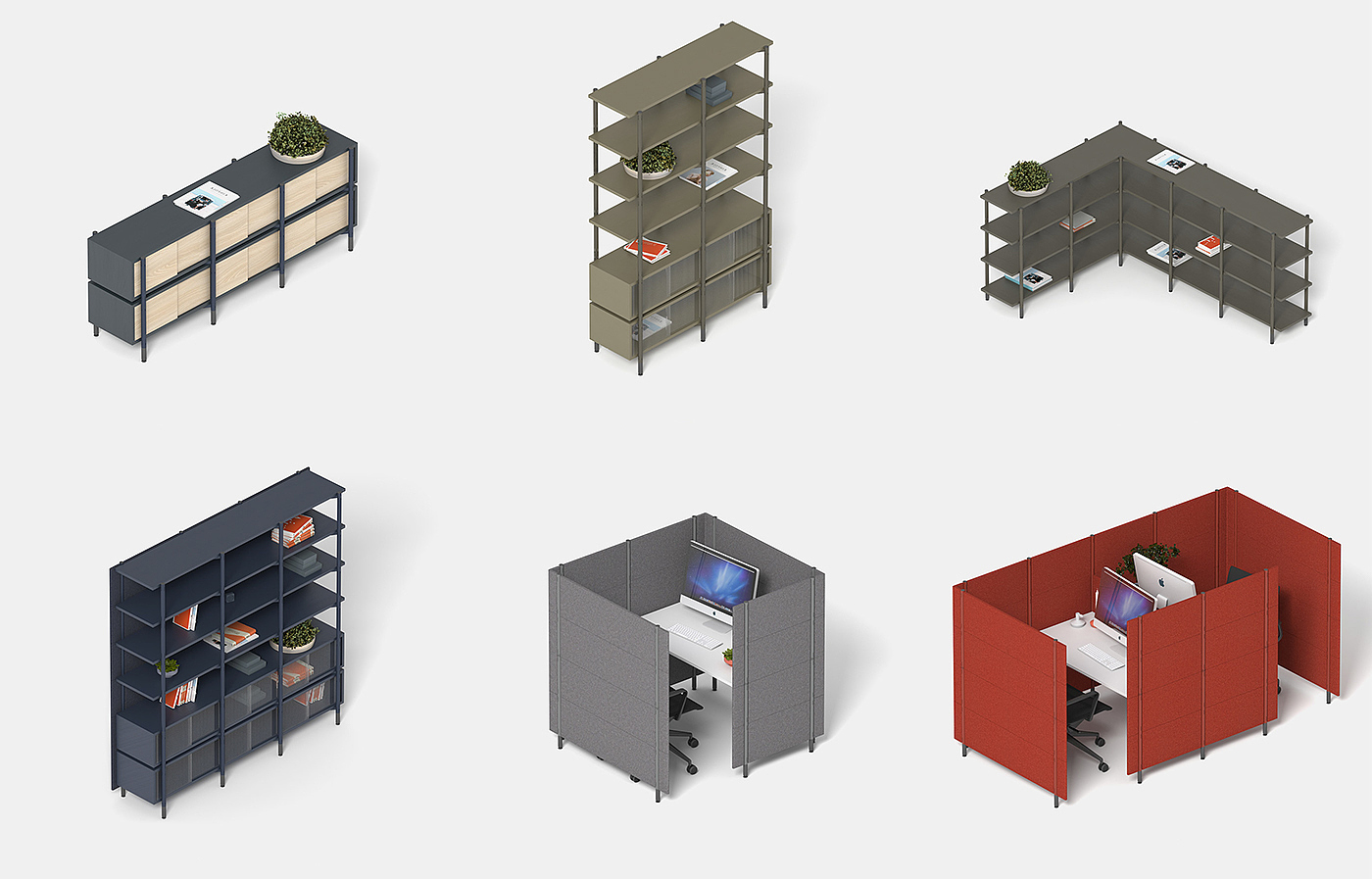 Office furniture ，FLEXOFFICE，product design，industrial design，