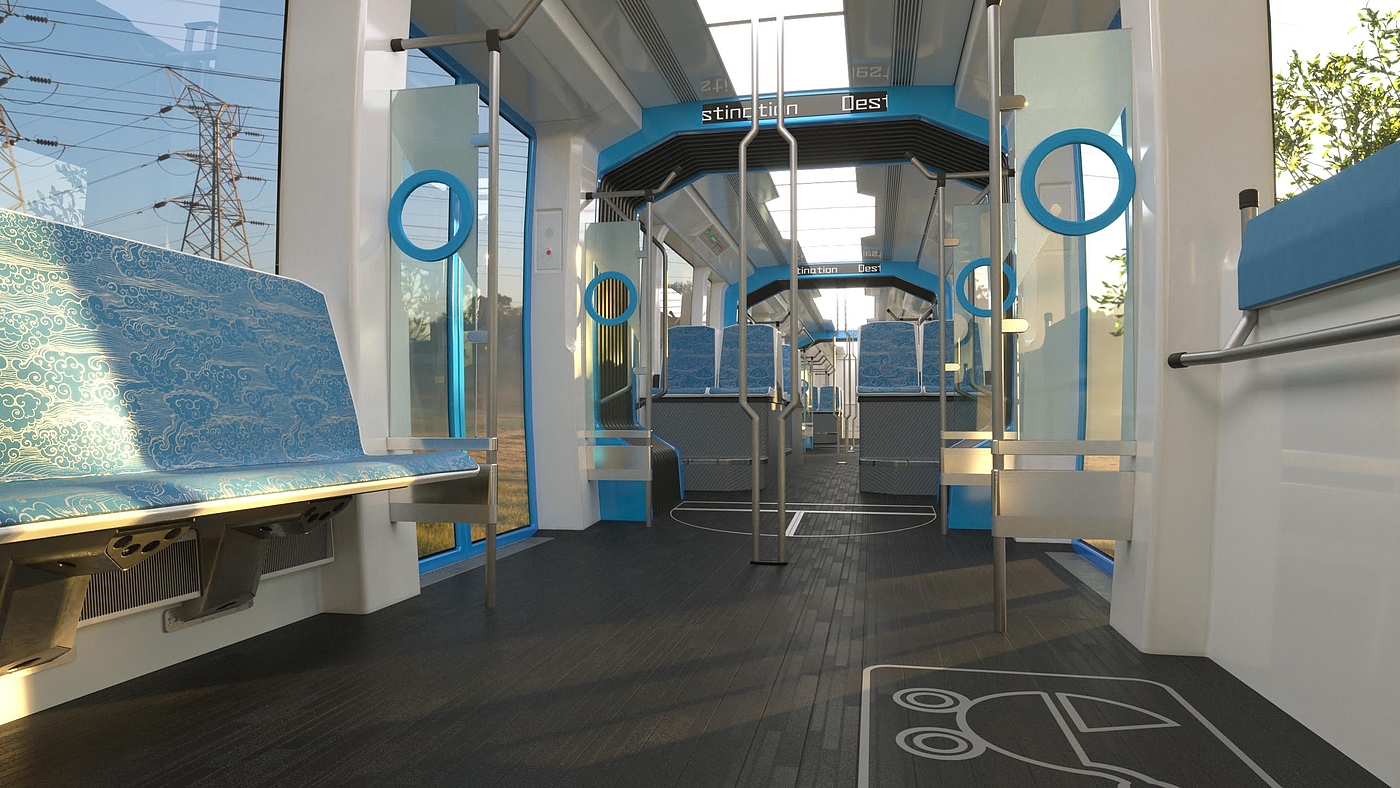 tram，vehicle，conceptual design，