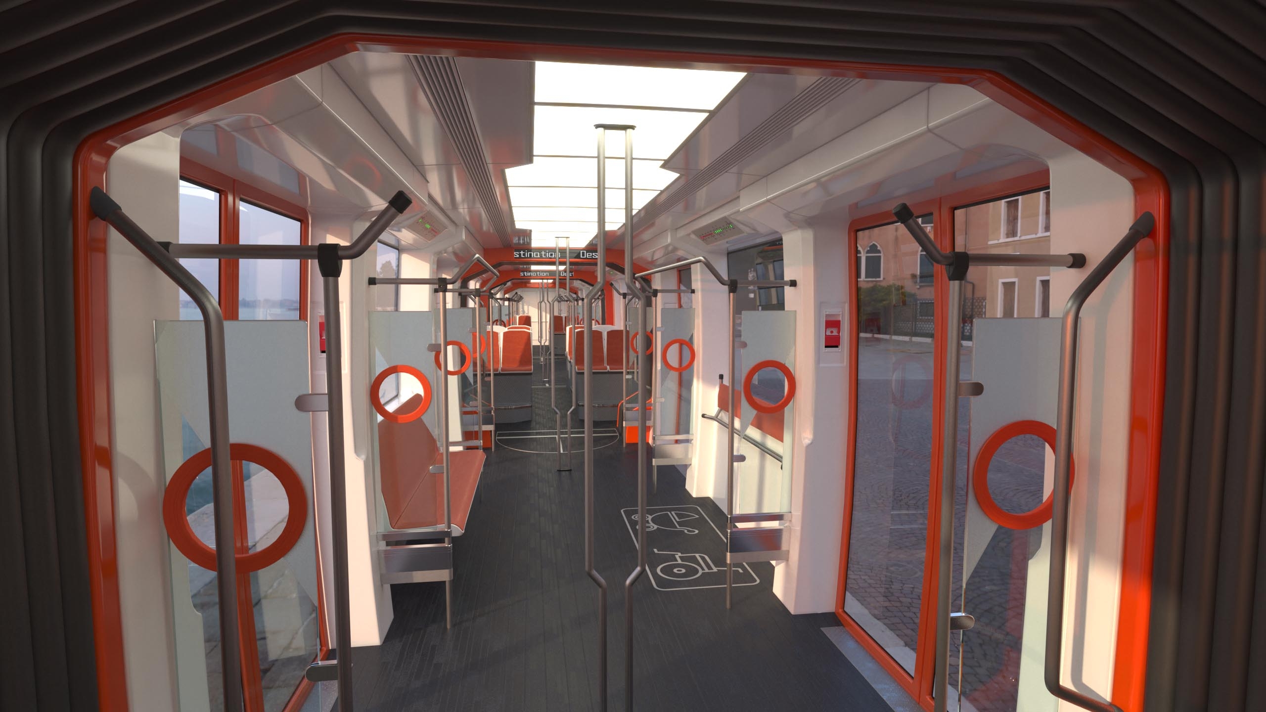 tram，vehicle，conceptual design，