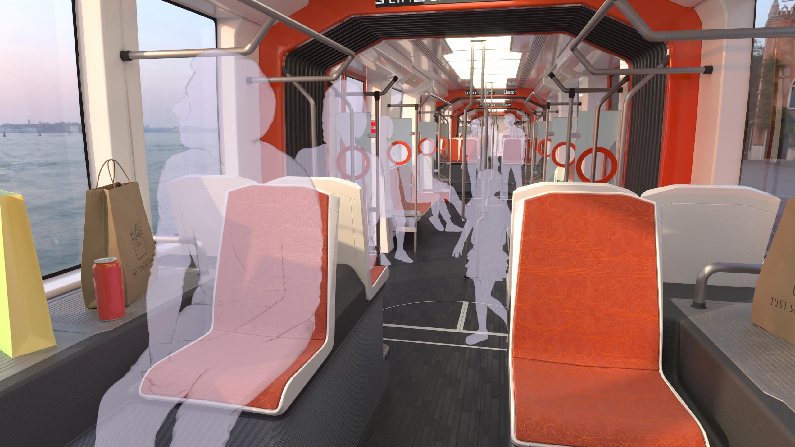 tram，vehicle，conceptual design，