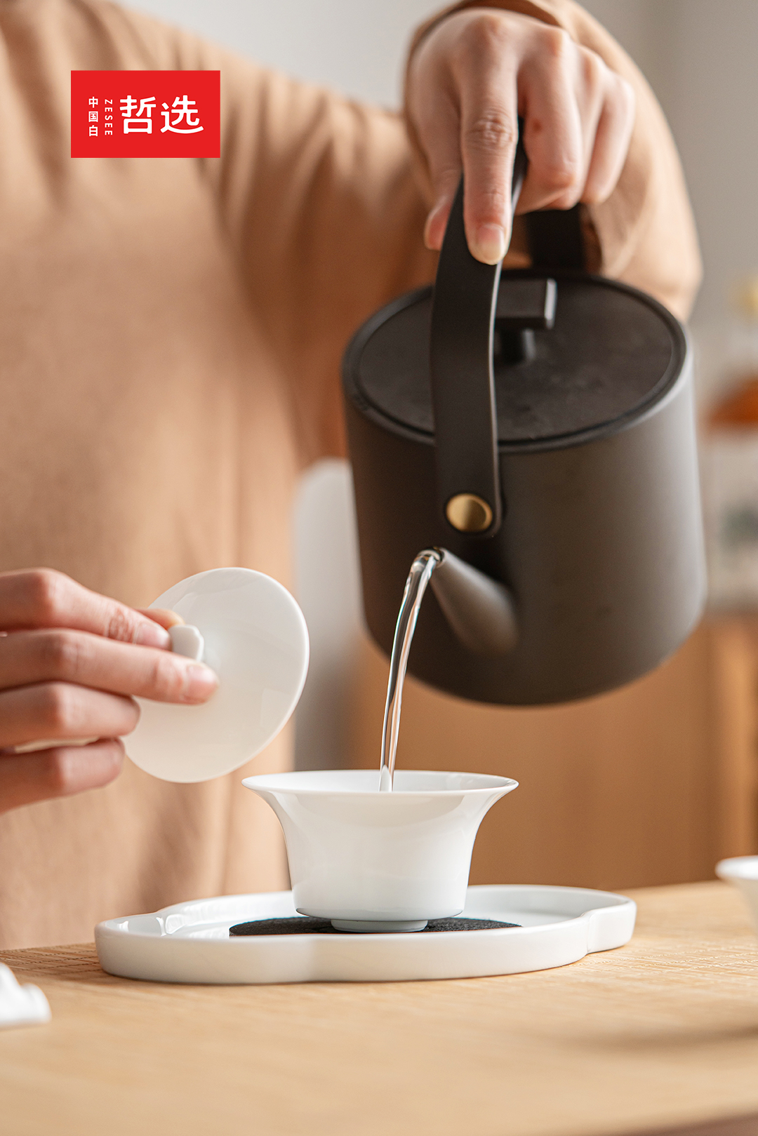 Chinese white，Zhe Xuan，tea utensils，tea set，gift，ceramics，Souvenir ，