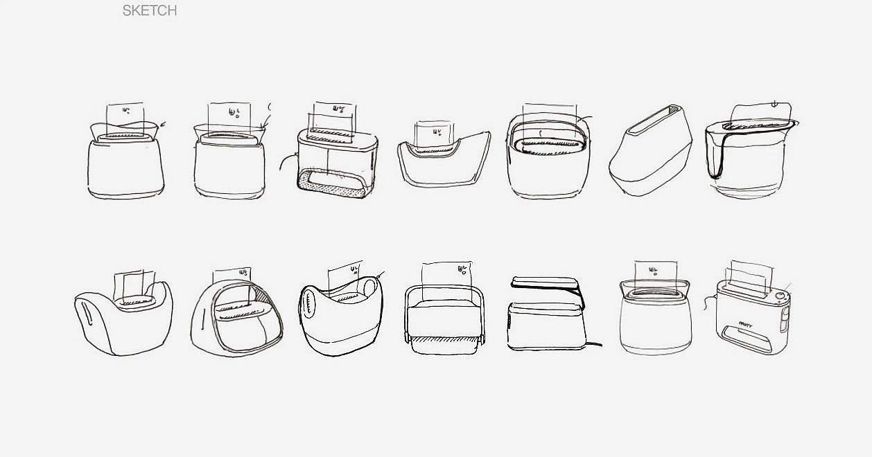 Kitchenware，practical，Metal，Household toaster，