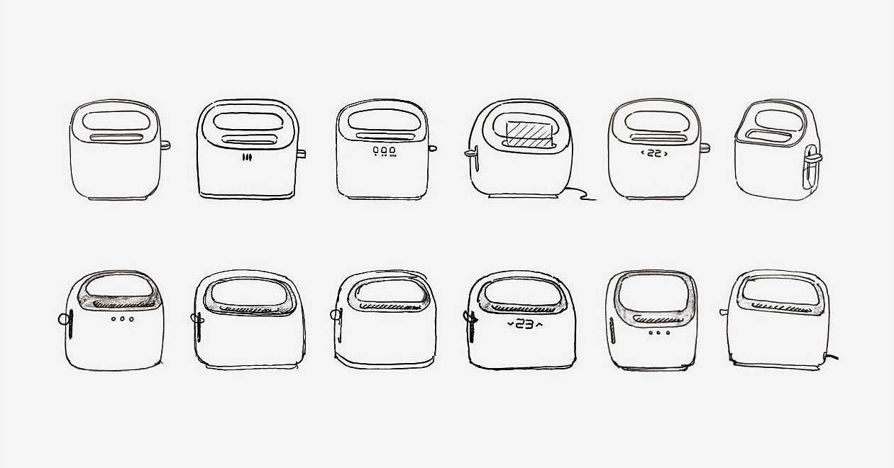 Kitchenware，practical，Metal，Household toaster，