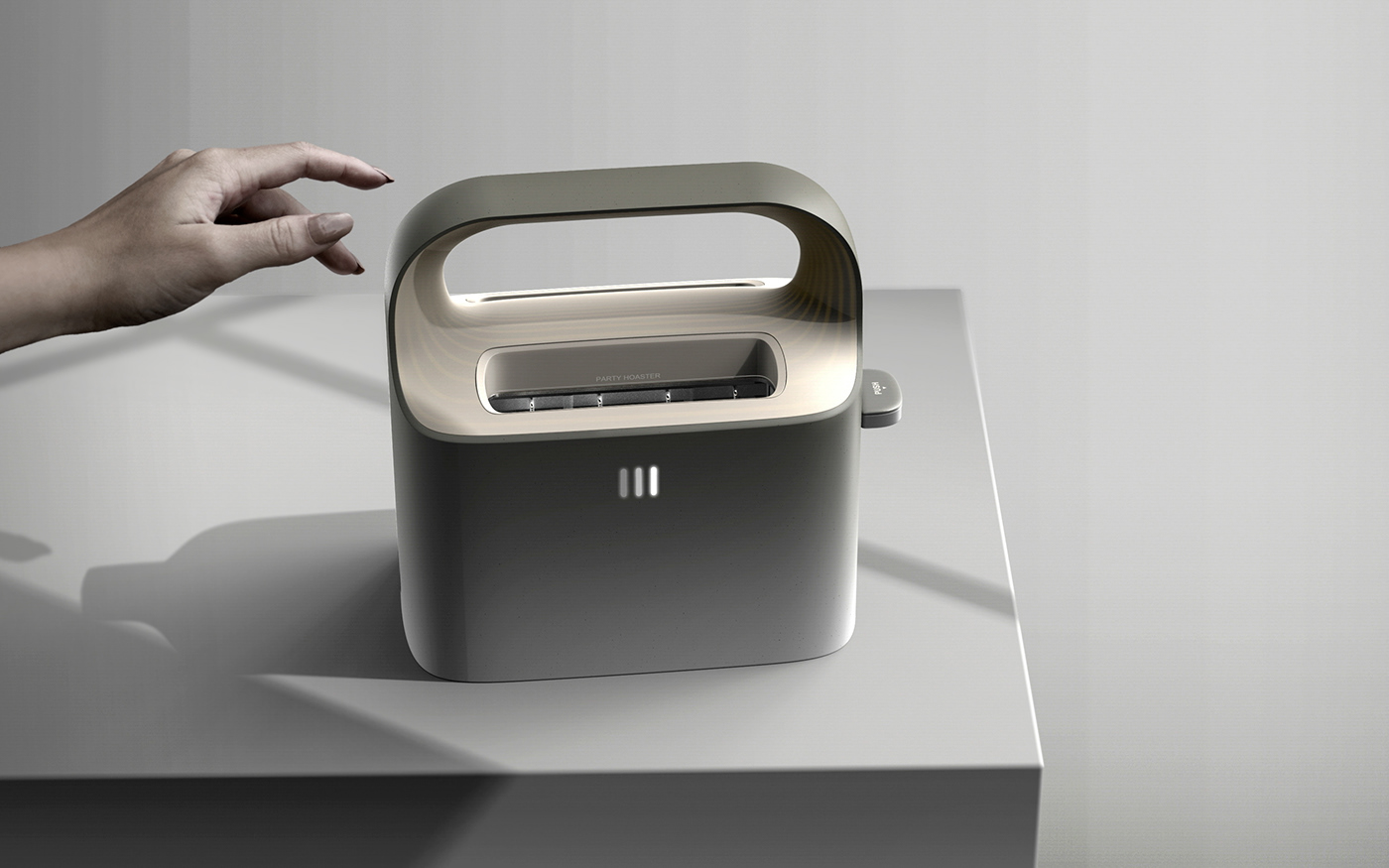 Kitchenware，practical，Metal，Household toaster，