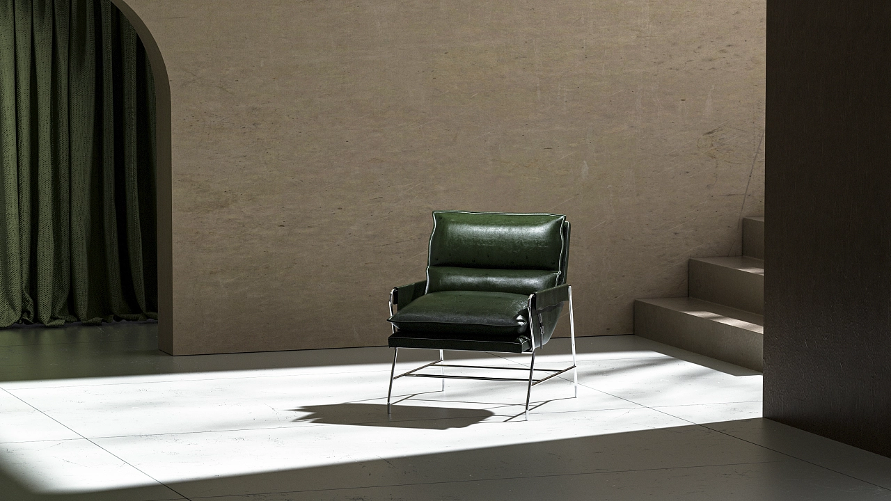 c4d，Product rendering，octane，Indoor rendering，