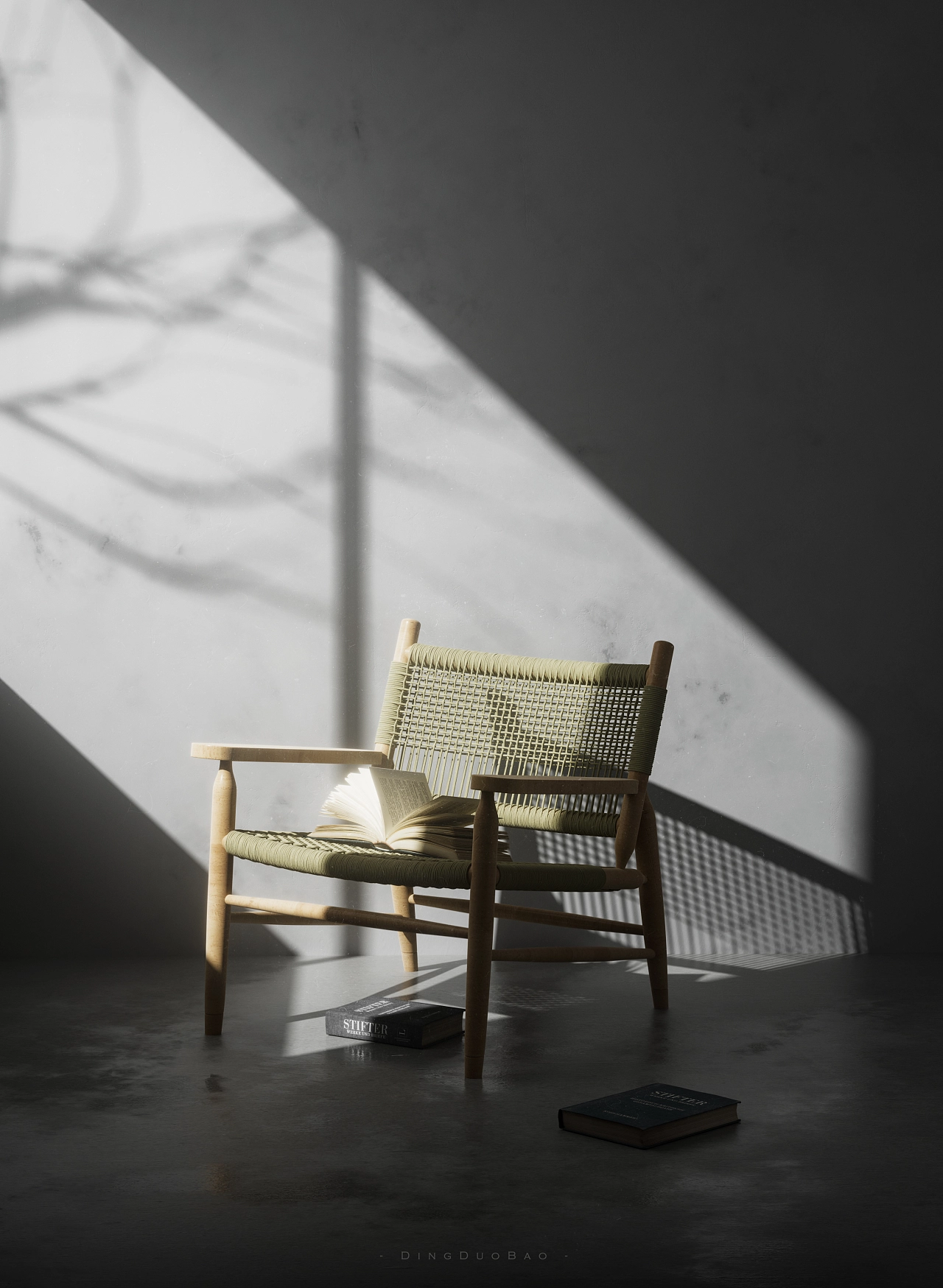 c4d，Product rendering，octane，Indoor rendering，
