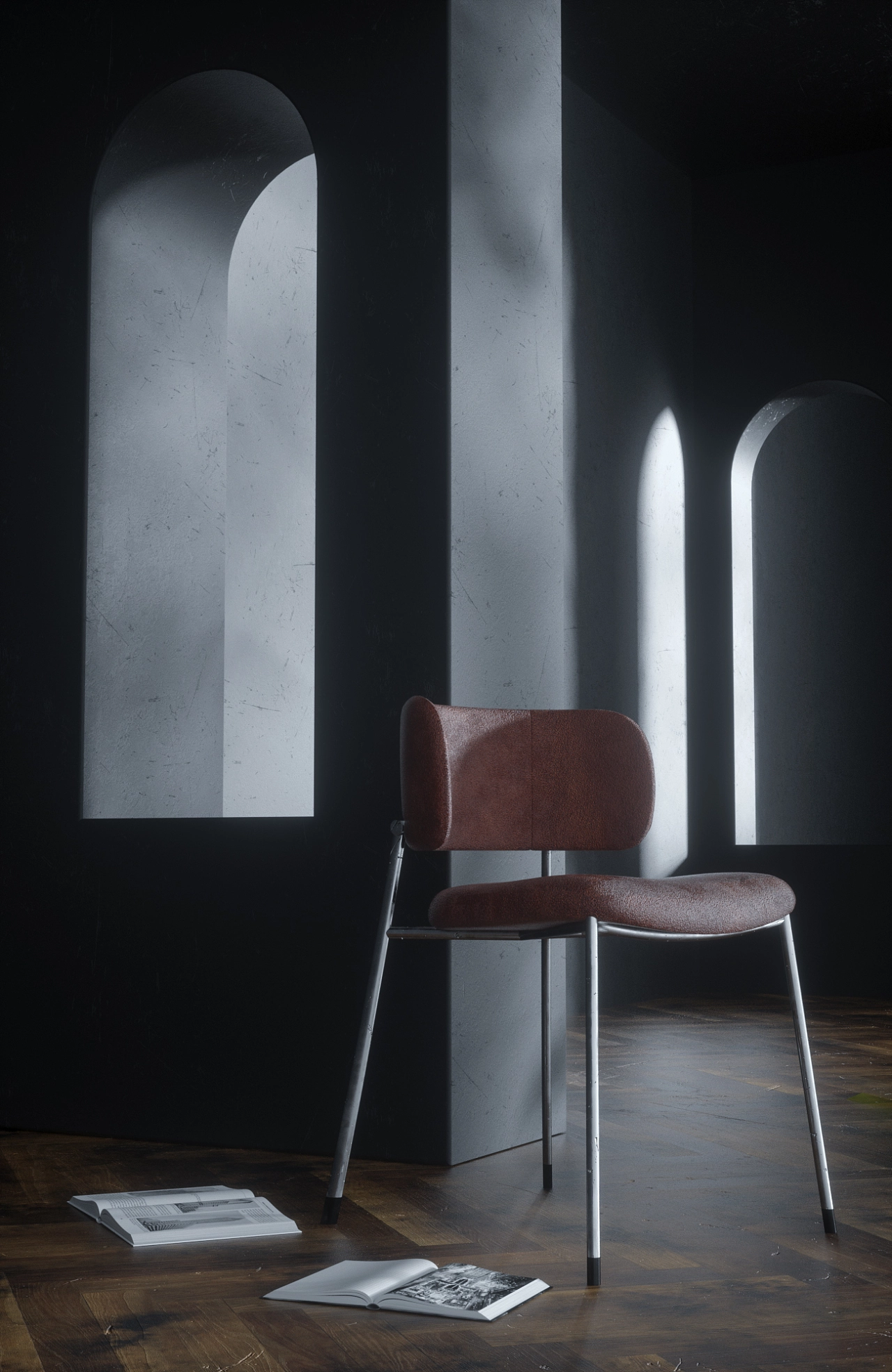 c4d，Product rendering，octane，Indoor rendering，