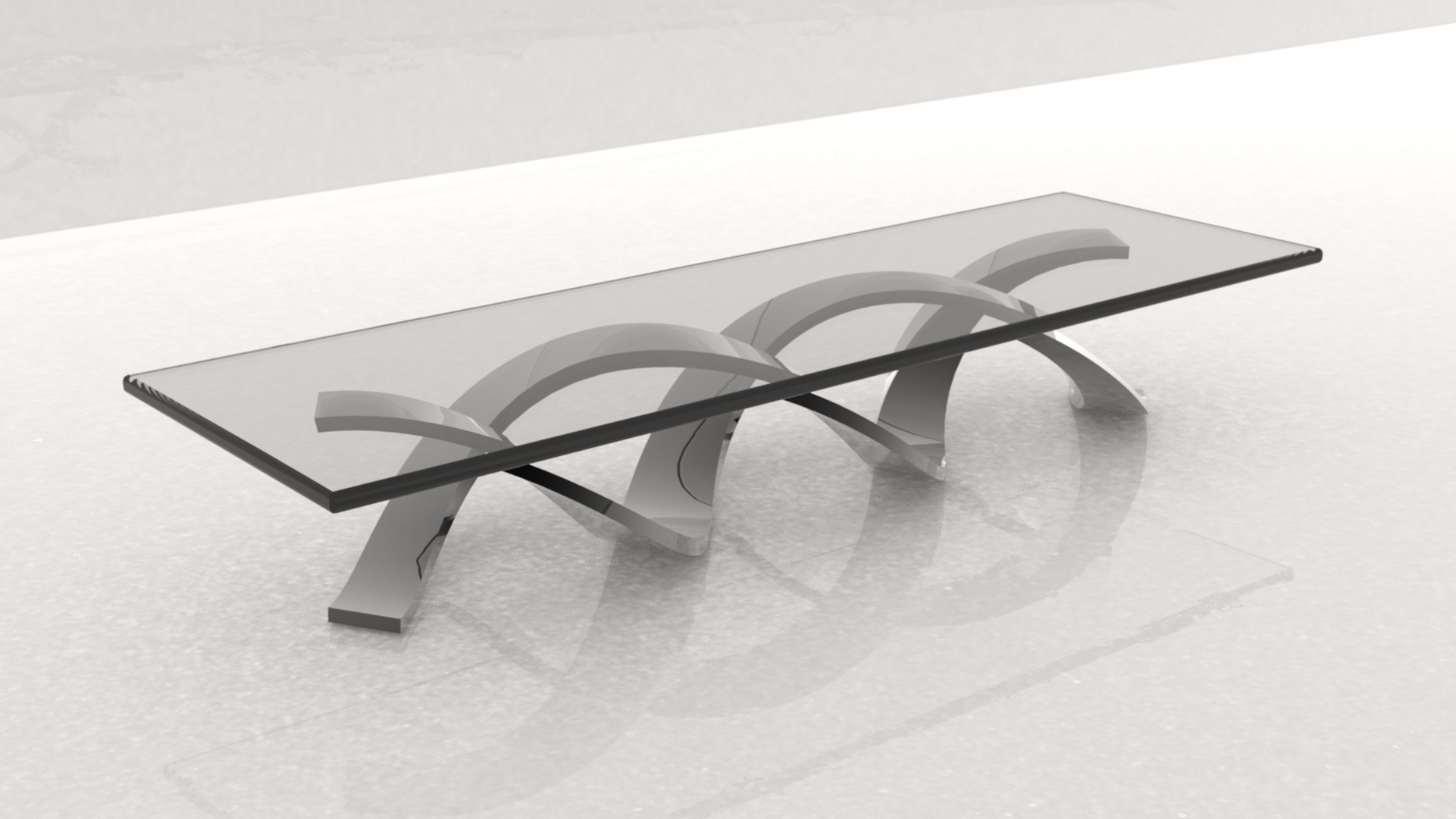 future，Simplicity，thick and heavy，atmosphere，stainless steel，table，Conference table，furniture，