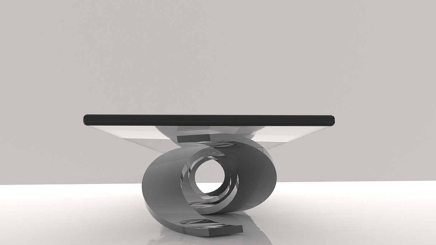 future，Simplicity，thick and heavy，atmosphere，stainless steel，table，Conference table，furniture，