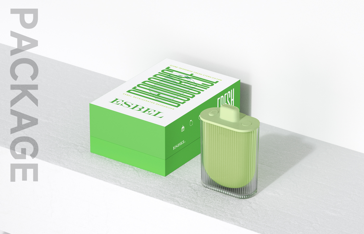 Refrigerator，popsicle，Deodorizer，ozone，Creative design，