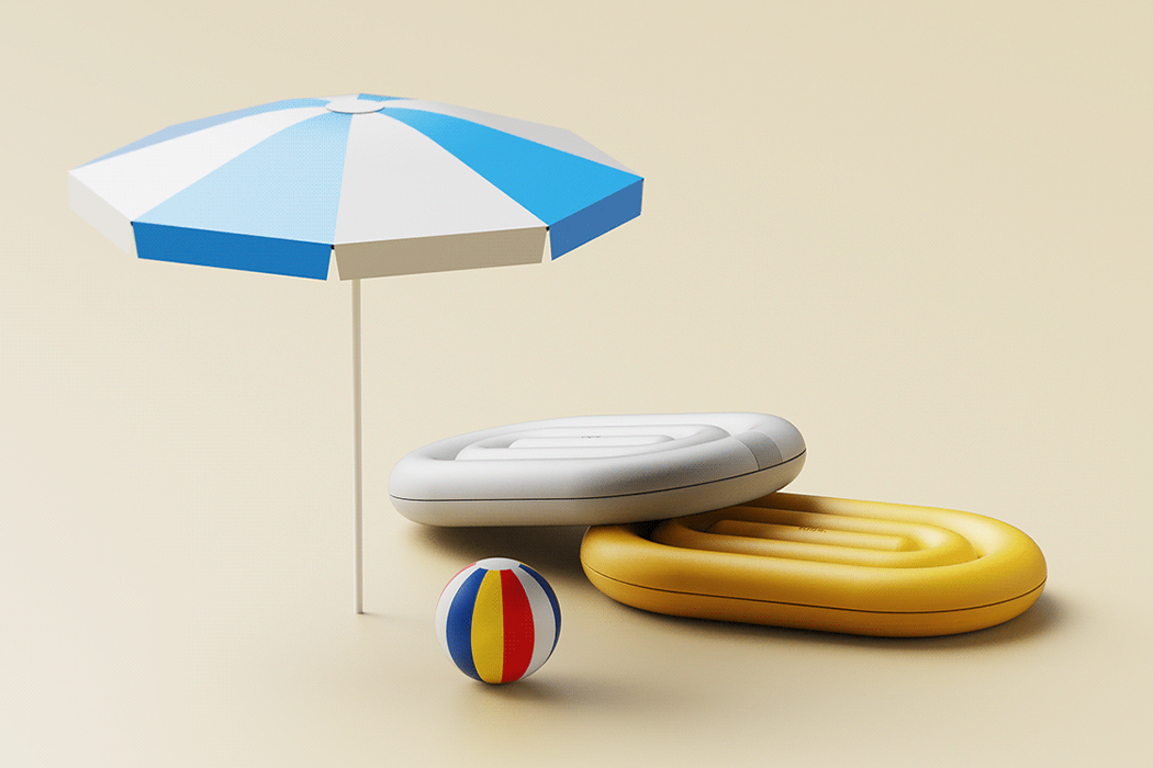 Tube，mouse，conceptual design，Digital，Beach pontoon，
