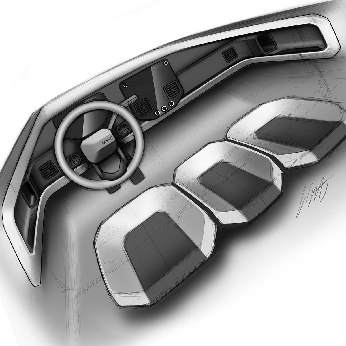 Automobile design，product design，Car sketch，Design sketch，